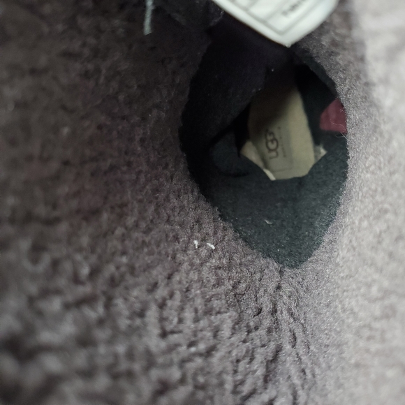 Ugg Elsa Black Knee High Leather Boots Size 8 - Picture 15 of 16